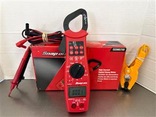 SNAP-ON EEDM575D HIGH CURRENT DIGITAL CLAMP METER IN BOX!